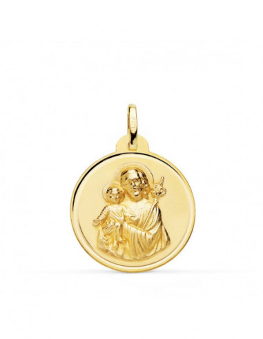 18K MEDALLA SAN JOSE BISEL 24 MM