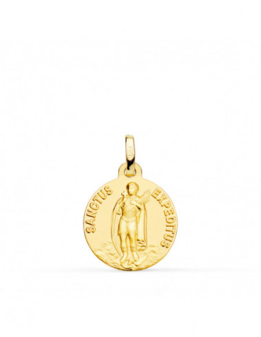 18K MEDALLA ORO AMARILLO -SANCTUS...