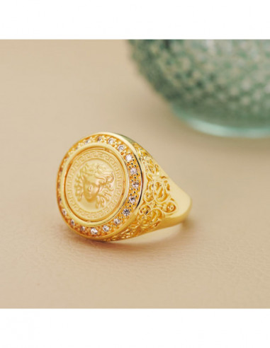 18K SELLO ORO AMARILLO MEDUSA VERSACE...