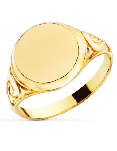 18K SELLO CABALLERO CADETE MACIZO...