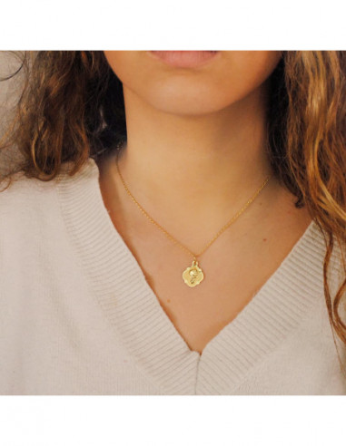 18K MEDALLA ORO AMARILLO VIRGEN NIÑA...
