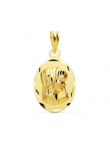 18K MEDALLA ORO AMARILLO VIRGEN NIÑA...