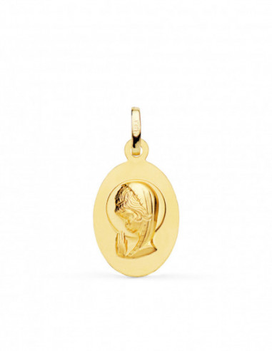 18K MEDALLA ORO AMARILLO VIRGEN NIÑA...