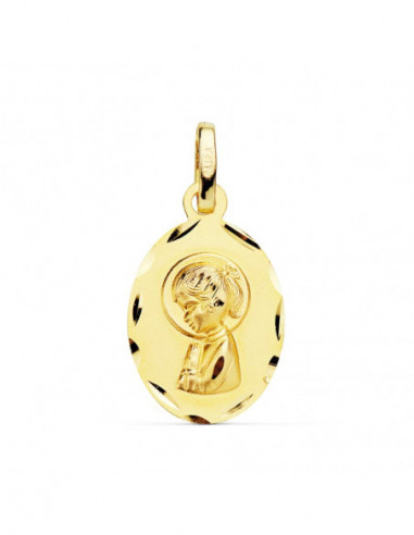 18K MEDALLA ORO AMARILLO VIRGEN NIÑA...