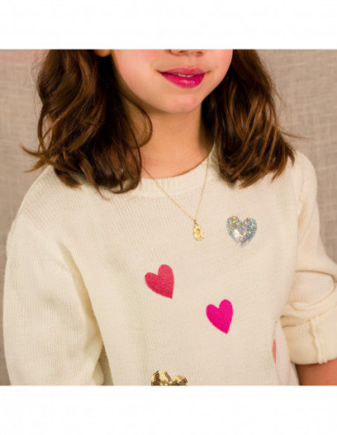 18K MEDALLA VIRGEN NIÑA LAGRIMA 19X11 MM