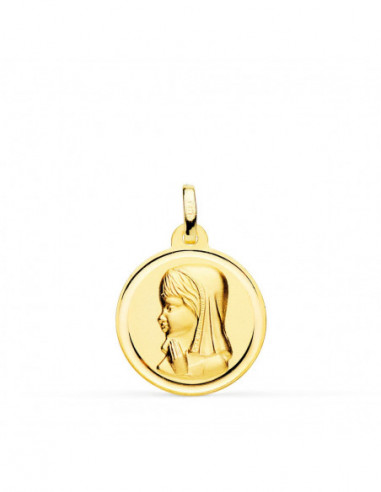 18K MEDALLA ORO AMARILLO VIRGEN NIÑA...