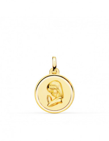 18K MEDALLA ORO AMARILLO VIRGEN NIÑA...