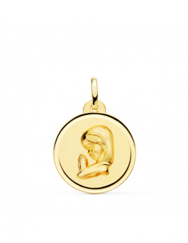 18K MEDALLA ORO AMARILLO VIRGEN NIÑA...
