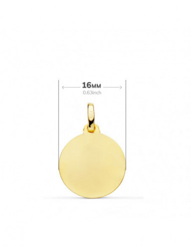 18K MEDALLA ORO AMARILLO VIRGEN NIÑA...