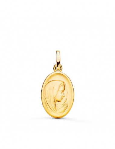 18K MEDALLA ORO AMARILLO VIRGEN NIÑA...