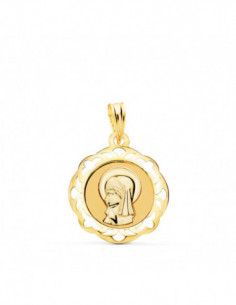 18K MEDALLA VIRGEN NIÑA... 2