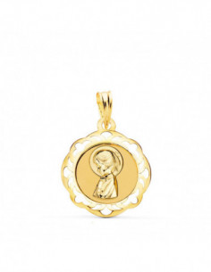 18K MEDALLA VIRGEN NIÑA... 2