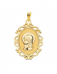 18K MEDALLA VIRGEN NIÑA... 2