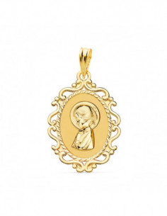 18K MEDALLA VIRGEN NIÑA... 2