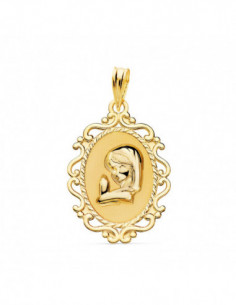 18K MEDALLA VIRGEN NIÑA... 2