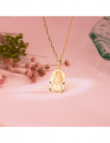 18K MEDALLA ARCO ANGELITO BUROL CON...