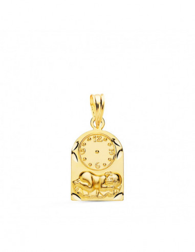 18K MEDALLA ARCO NIÑO DE LA HORA CON...