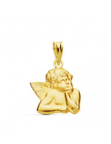 18K ANGEL BURLON SILUETA PEQUEÑO 14 MM