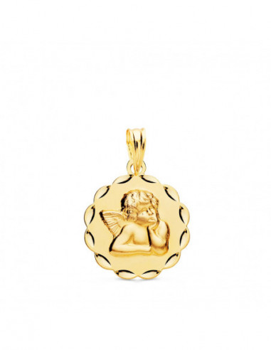 18K MEDALLA ANGELITO BURLON ARCOS...