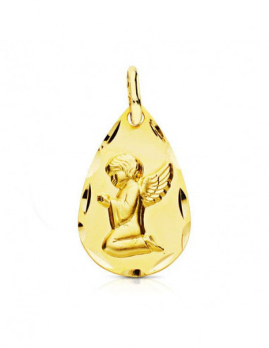 18K MEDALLA ANGEL 19X11 MM