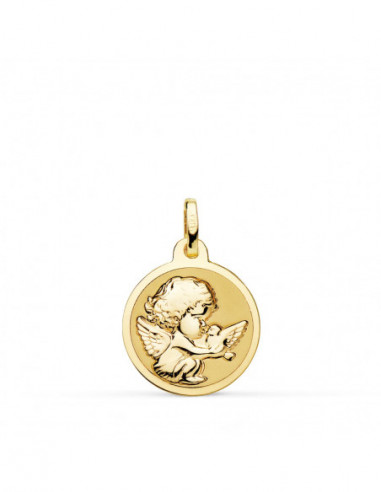 18K MEDALLA ANGELITO BURLON CON...