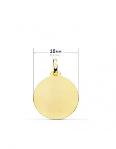 18K MEDALLA ORO AMARILLO MARIA...