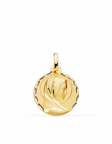 18K MEDALLA MARIA FRANCESA 18 MM