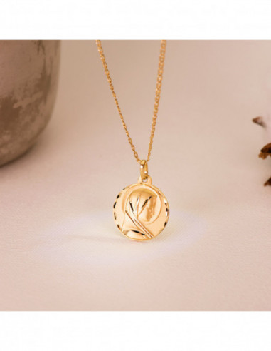 18K MEDALLA MARIA FRANCESA 18 MM