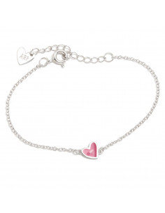 PULSERA CORAZÓN AQUA...