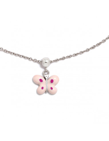 CHARM MARIPOSA ROSA SIN CADENA 535CHA...