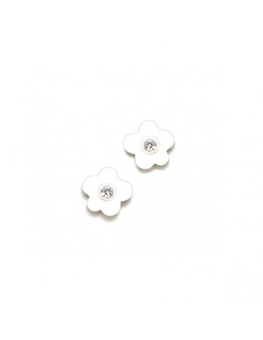 PENDIENTES FLOR-CIRCONITA NEW BEBÉ...
