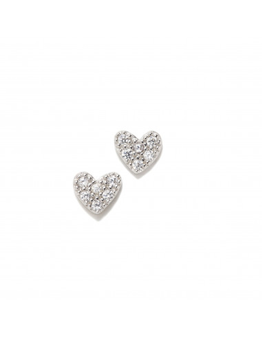 PENDIENTES CORAZÓN PAVÉ NEW BEBÉ 099NBE