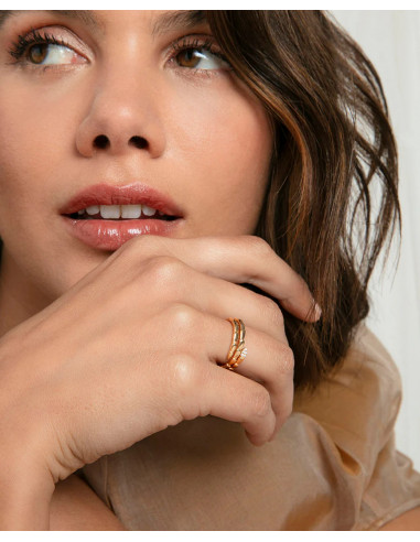 ANILLO DE PLATA DE PRIMERA LEY CON...