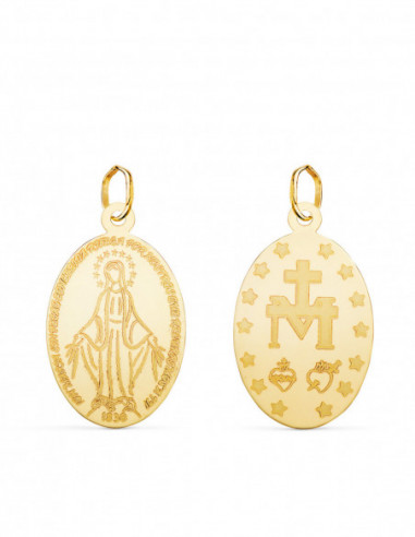 18K MEDALLA ORO AMARILLO VIRGEN...