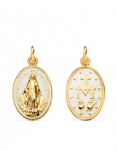 18K MEDALLA ORO AMARILLO VIRGEN...