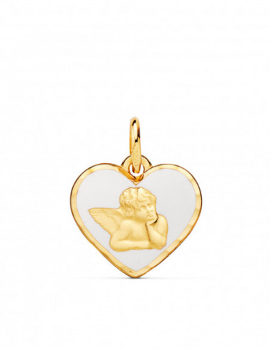 18K MEDALLA ORO AMARILLO CORAZON...