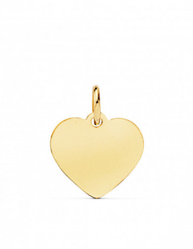 18K MEDALLA ORO AMARILLO CORAZON...
