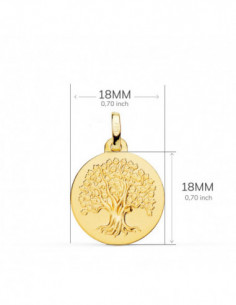 9K MEDALLA ORO AMARILLO... 2