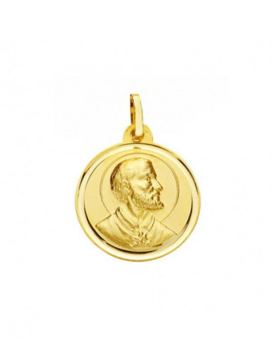 18K MEDALLA ORO AMARILLO SAN...
