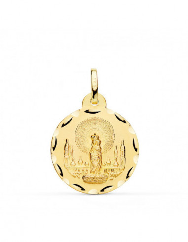 18K MEDALLA ORO AMARILLO VIRGEN DEL...