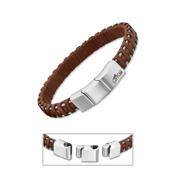 Pulsera Acero Lotus Style Hombre