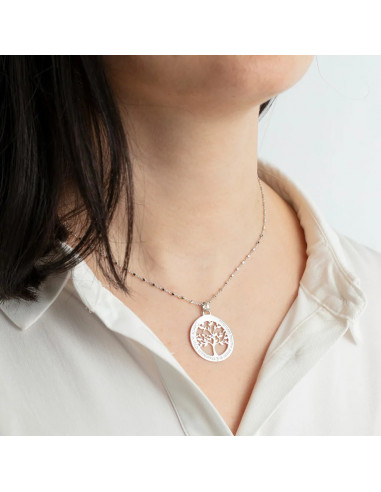 COLLAR ARBOL VIDA LOTUS SILVER...