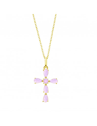 COLLAR CRUZ LOTUS SILVER LP3557-1/1...