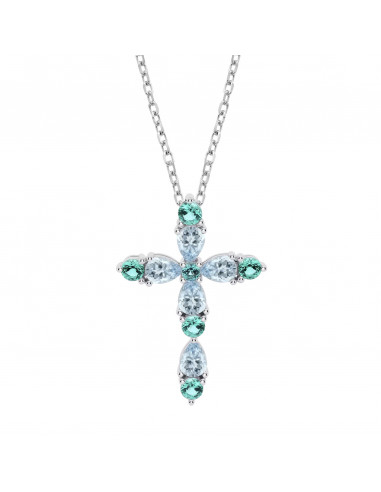 COLLAR CRUZ LOTUS SILVER LP3915-1/2...