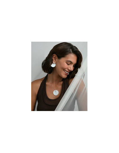 COLLAR DE PLATA DE PRIMERA LEY CON...