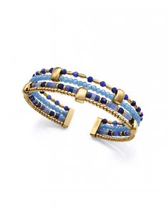 PULSERA DE ACERO IP DORADO...