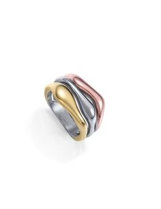 ANILLO DE MUJER TRICOLOR DE...