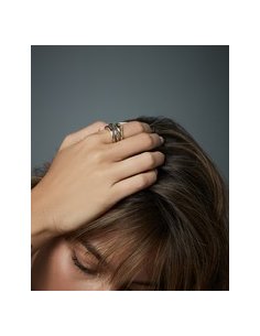 ANILLO DE MUJER TRICOLOR DE... 2