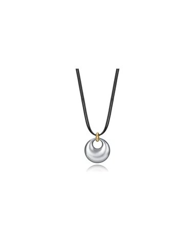 COLLAR DE MUJER DE ACERO LP DORADO...