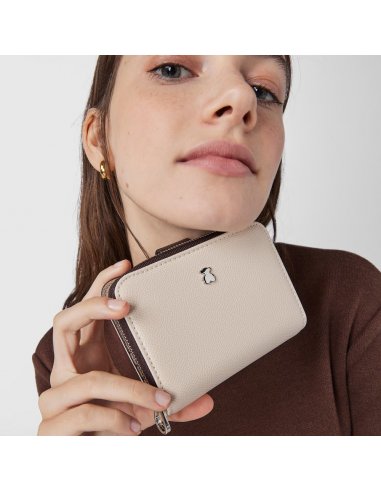 CARTERA TOUS NEW DUBAI BEIGE Y MARRÓN...